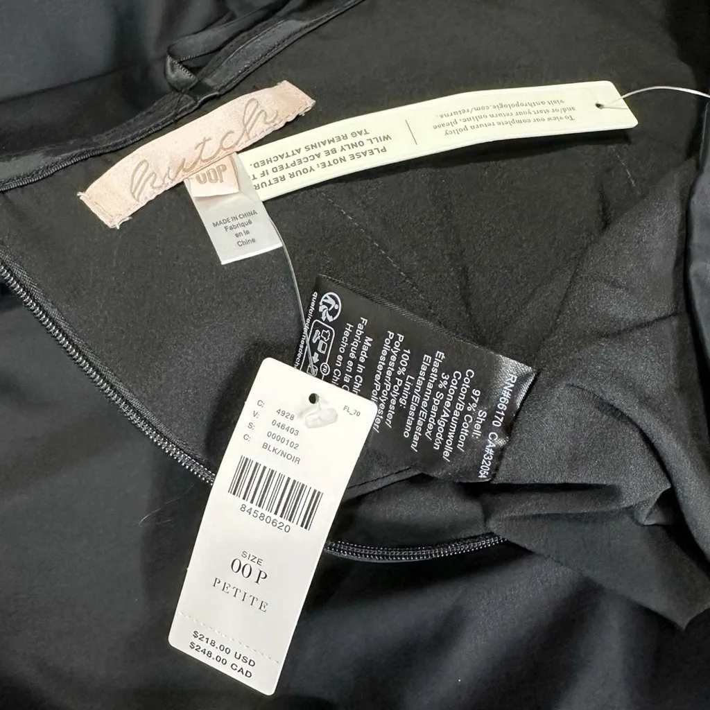 HUTCH x ANTHROPOLOGIE Bow-Tie Strapless Dress, Black, 00 (US Petite) - Image 10