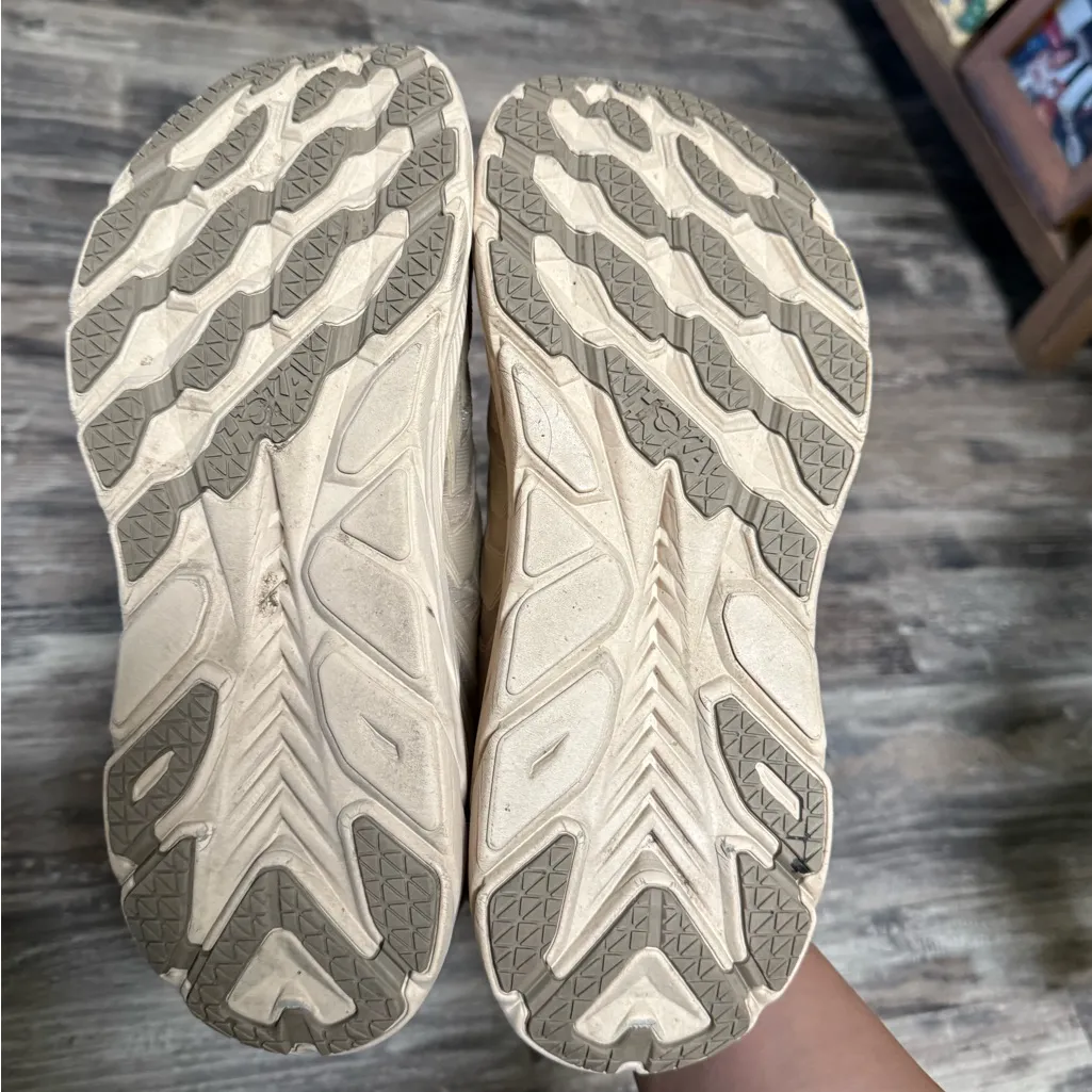 Hoka Cream Color Women Slip - Image 2