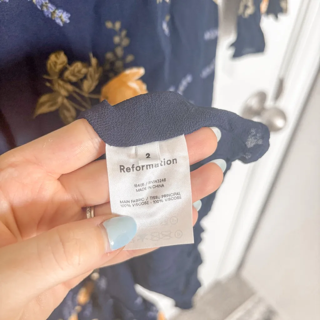 Reformation Stevi Midi Dress Bernadette - Image 4