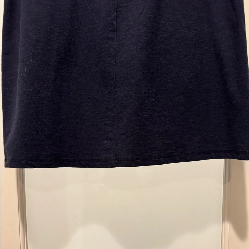 T by Talbots Navy Blue Mini Skirt Size M | Casual Knit Pocket Skirt - Image 6