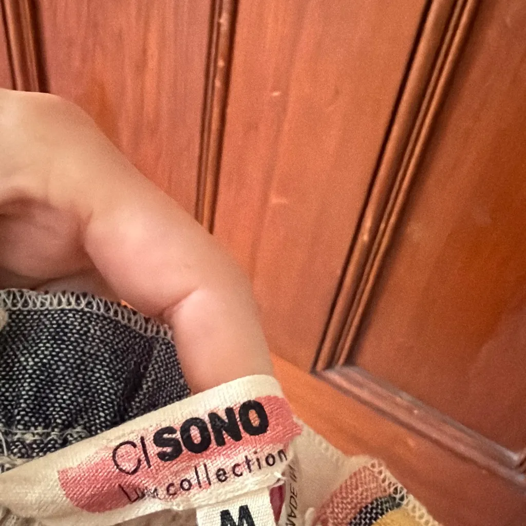 Ci Sono Striped Romper Size Medium - Image 8