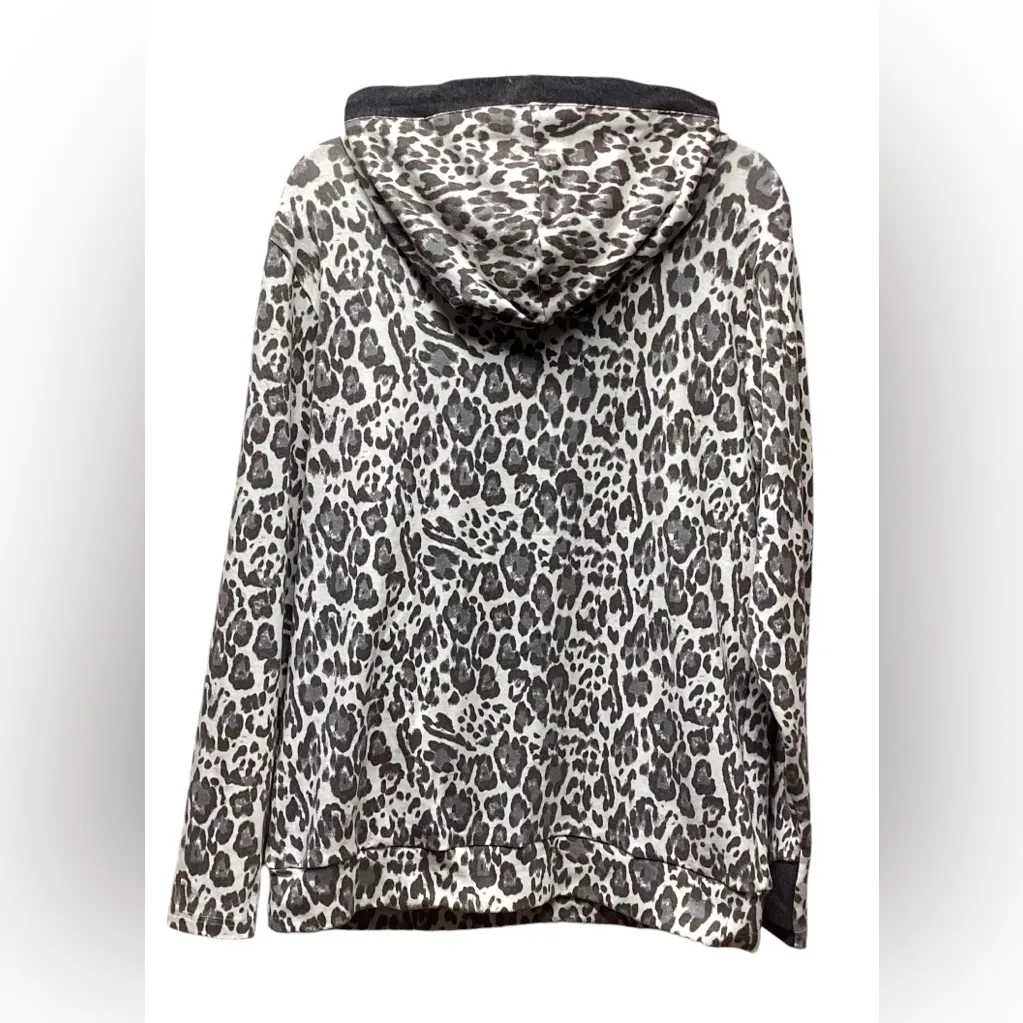 Michelle Mae half zip hoodie. Size Large Gray - Image 4