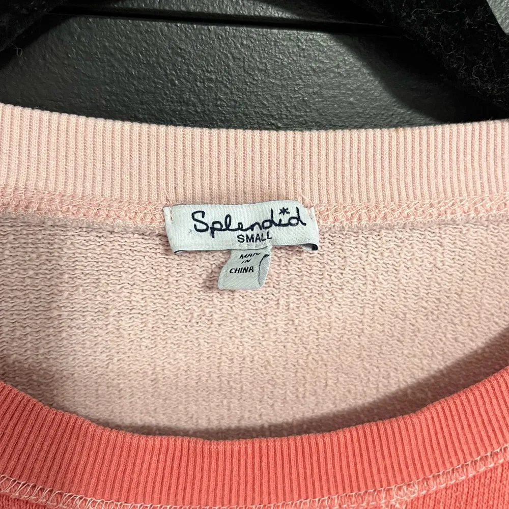 Splendid  Two Tone Pullover Crewneck Sweatshirt Colorblock Women’s Sz Small EUC - Image 3