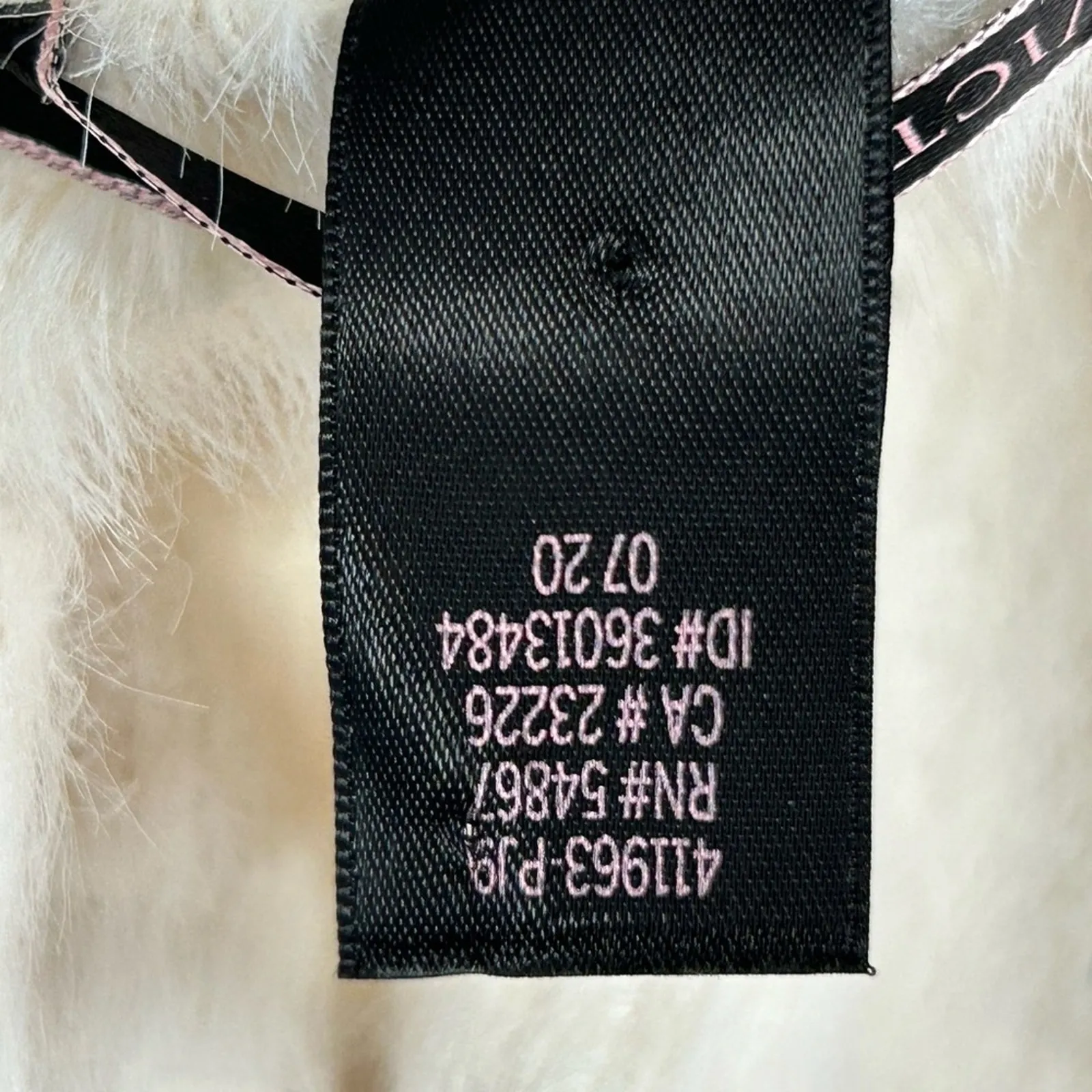 Victoria’s Secret White Fuzzy Jeweled Crop Tank Crisscross Straps Size M - Image 11