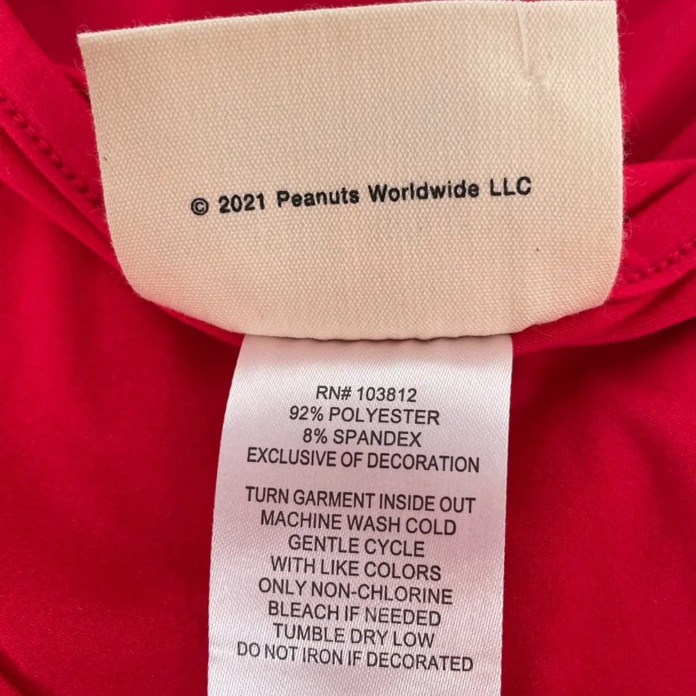 Peanuts Snoopy Ice Cream Pajama Set, Red, Blue Size undefined - Image 8