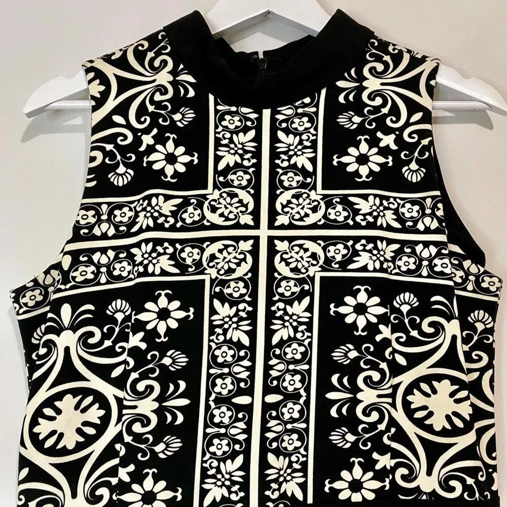 J. McLaughlin Women's Lynette Bainbridge Stretch Mini Dress Black Medium EUC - Image 2