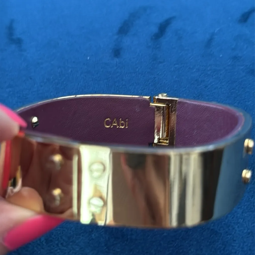 CAbi Gold Tone Bangle Bracelet - Image 3