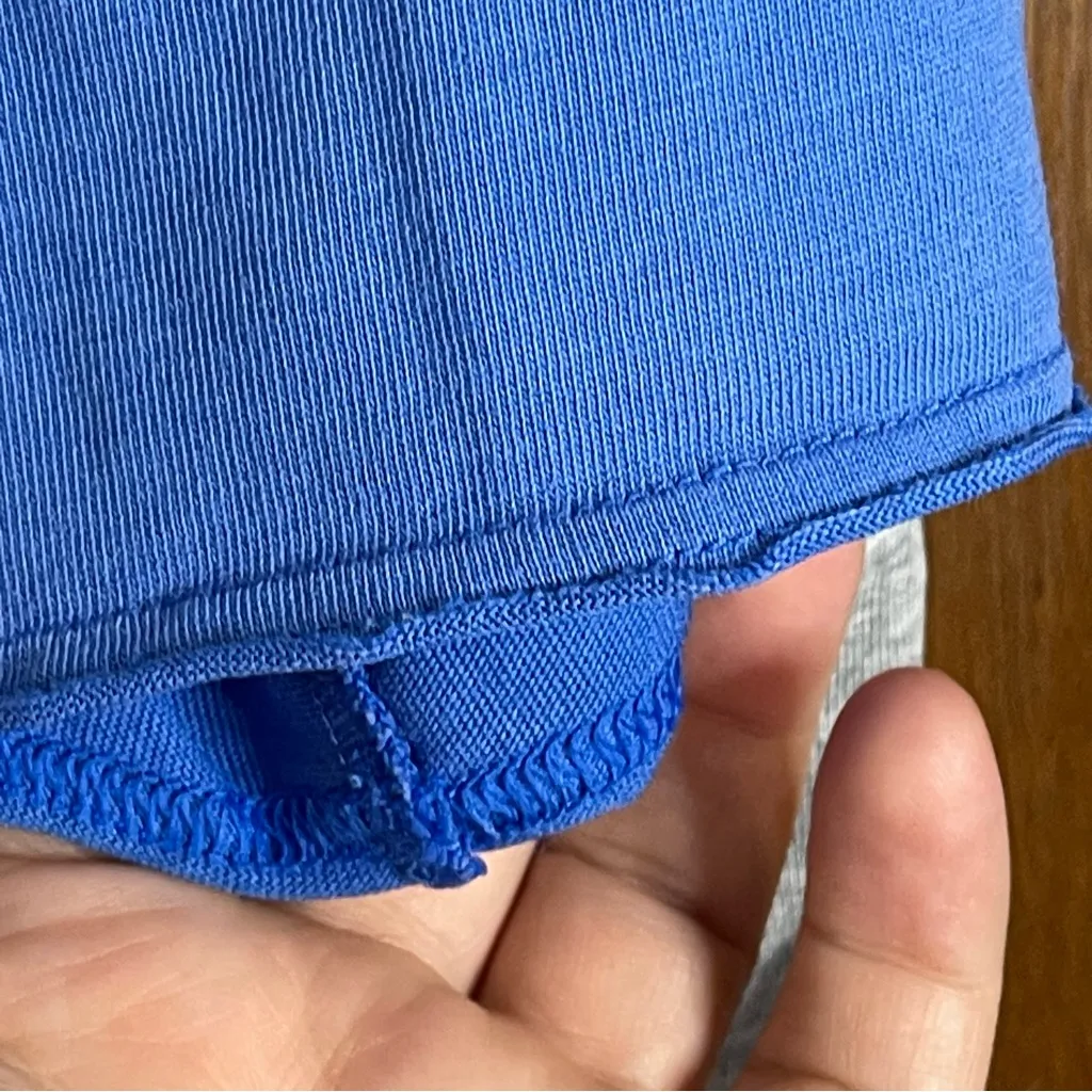 Adidas Woman’s Casual Short Sleeve Basic Grey and Blue Tee - Image 7