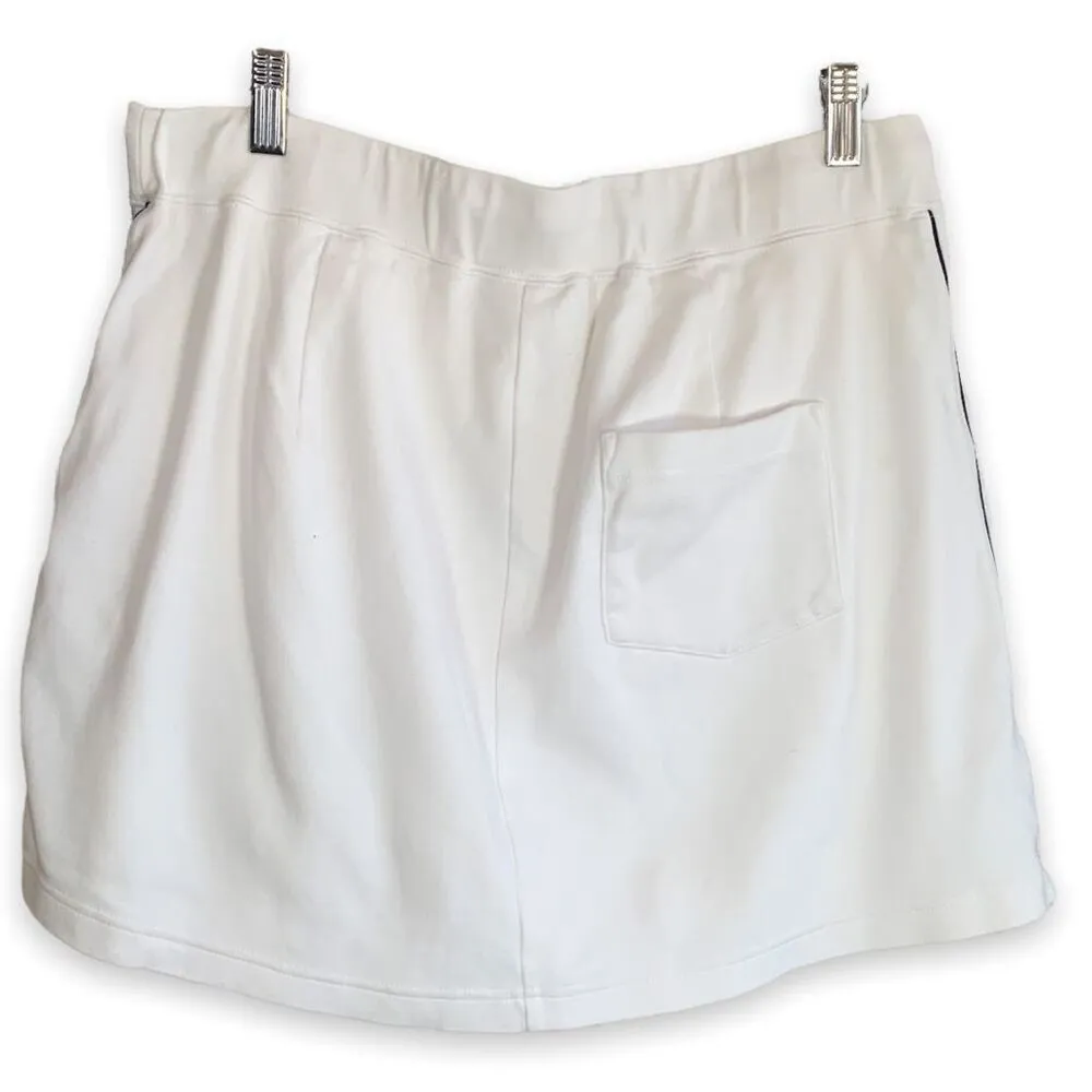 Venezia Jeans Skirt Skort White Mini Sport Athletic Tennis Prep Golf Plus 14/16 White - Image 2