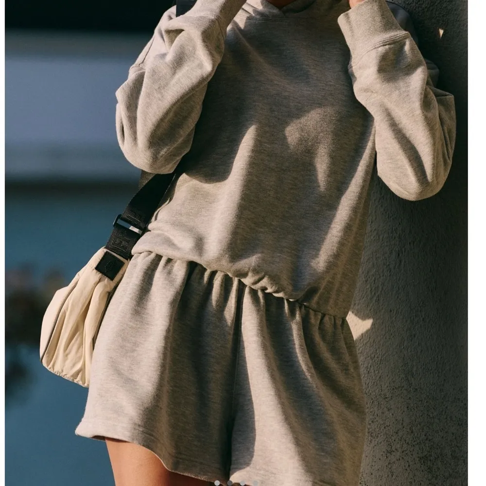 #34 NWOT  Free People Such A Flirt Romper in Heather Grey - Image 3