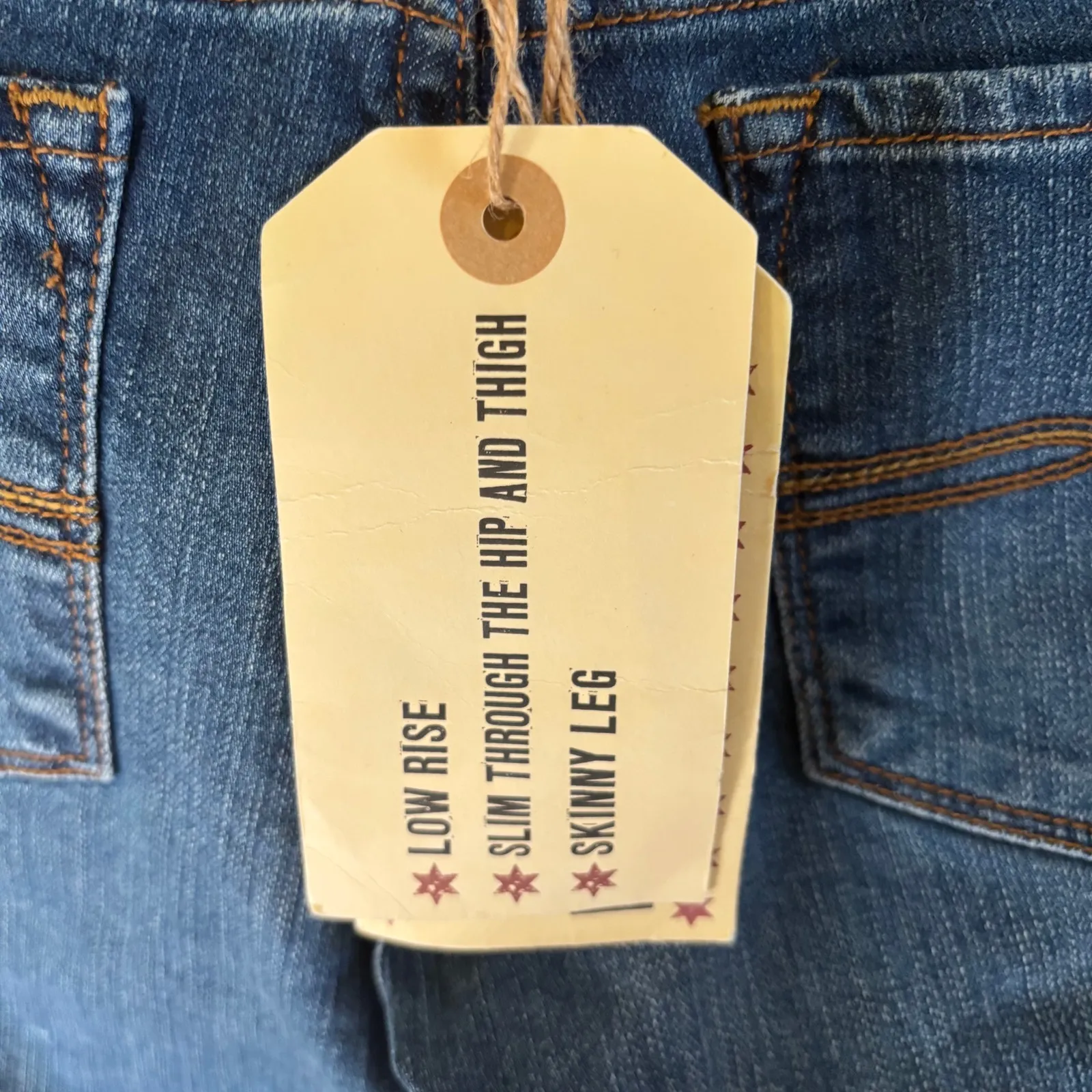 Lucky Brand NWT Women's Charlie Skinny Jeans Soft Stretch Low Rise 24 Ankle - Image 9