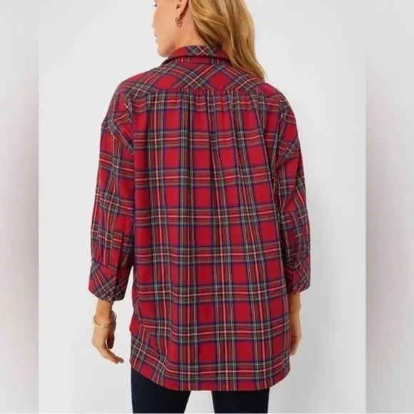 Tuckernuck Tucknuck Plaid Button-Up Shirt - Red - Image 3