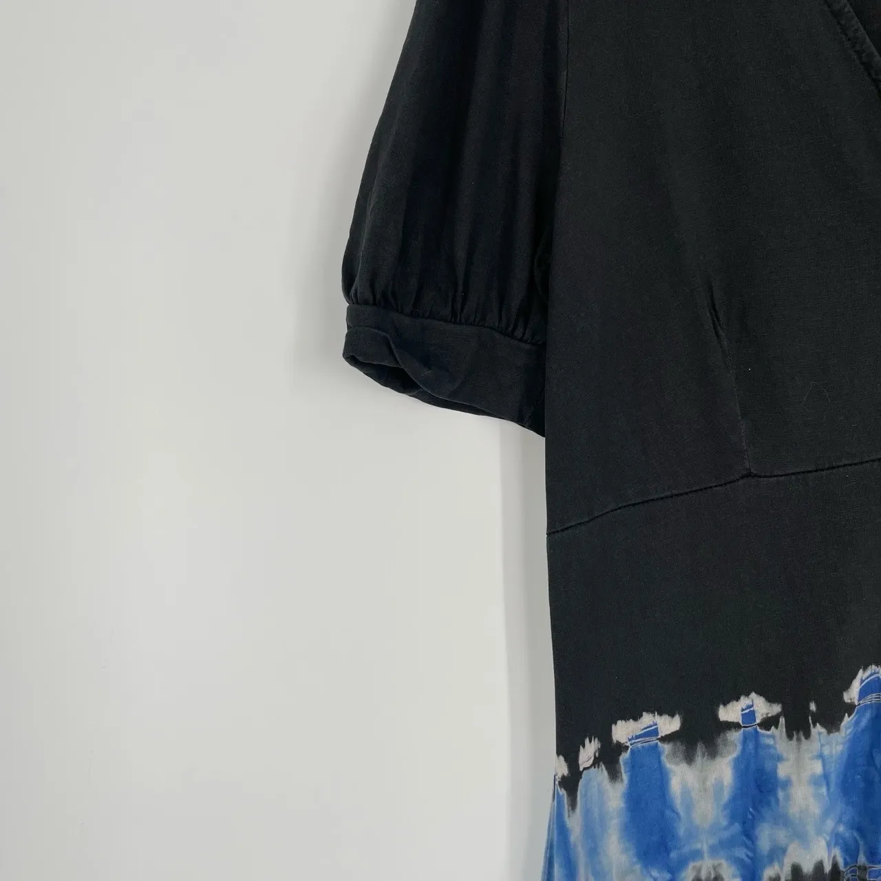 People of Leisure Women's Black & Blue Tie Dye Short Sleeve A - Image 4