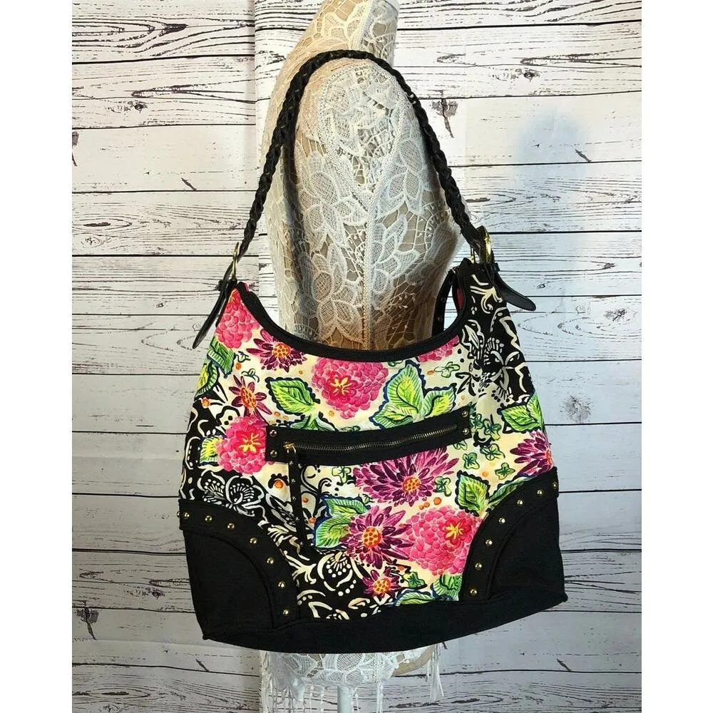 Weekend Traffic bright floral shoulder bag - Image 2