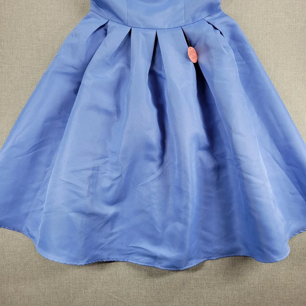 Chi Chi London Womens Marlie Dress Size 8 Blue Off-shoulder Cocktail NEW - Image 11