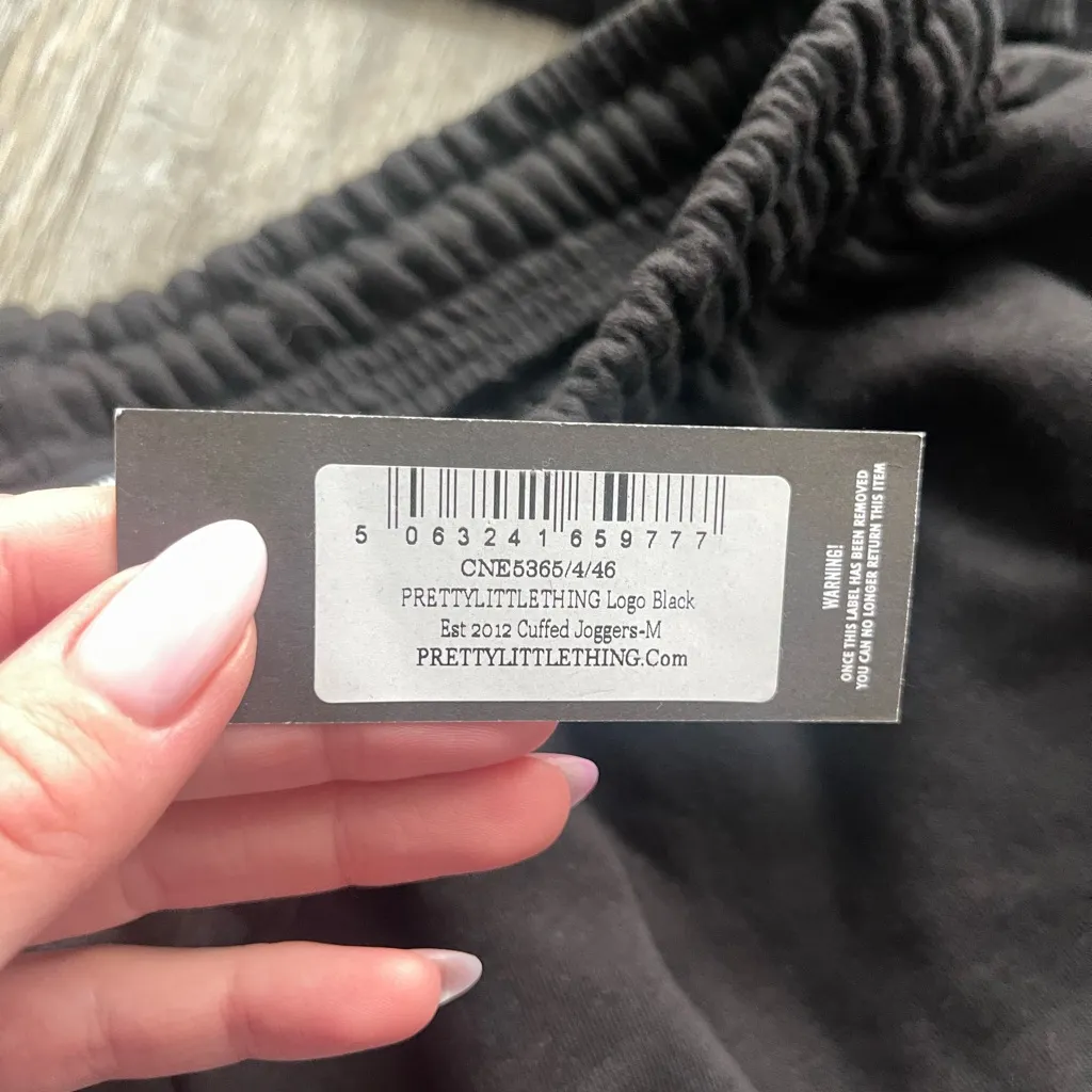 NWT PLT BLACK  JOGGERS & HOODIE SET M - Image 12