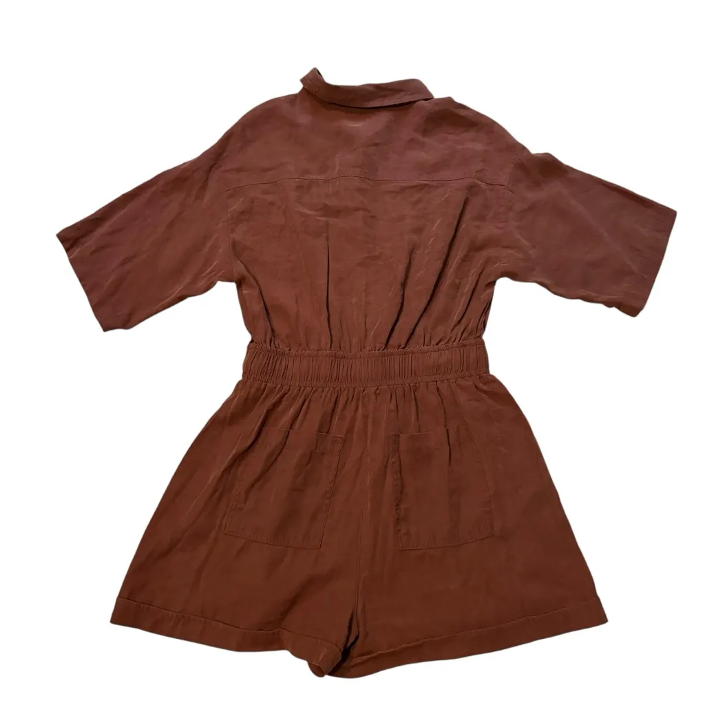 WeWoreWhat Utility Short-Sleeve Romper, Sz M - Image 6