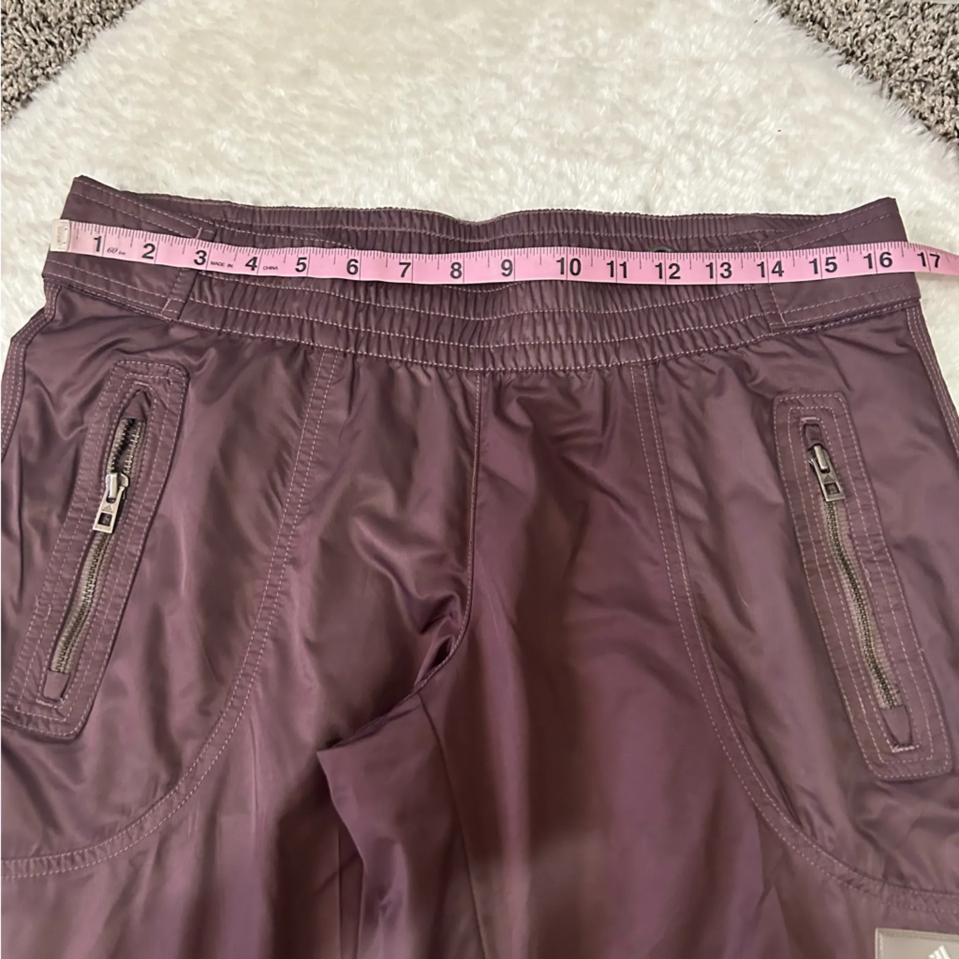 Adidas by Stella McCartney medium windbreaker athletic pants Brown - Image 4