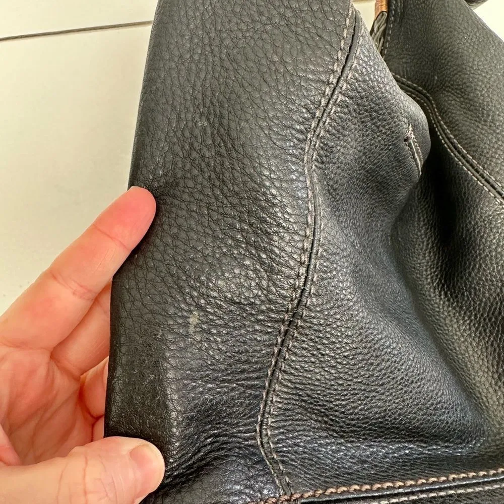 The Sak Leather Shoulder Bag Satchel - Image 5