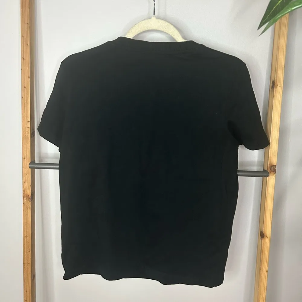 ZARA Black Basic t shirt size XS - Image 2