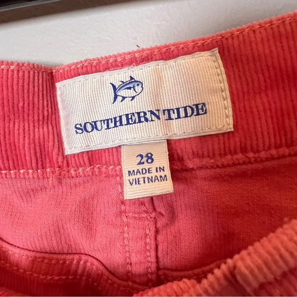 Southern Tide Corduroy Jean Pants Womens 28 (sz 6) ‘Desert Rose’ Pink Skinny Fit - Image 6