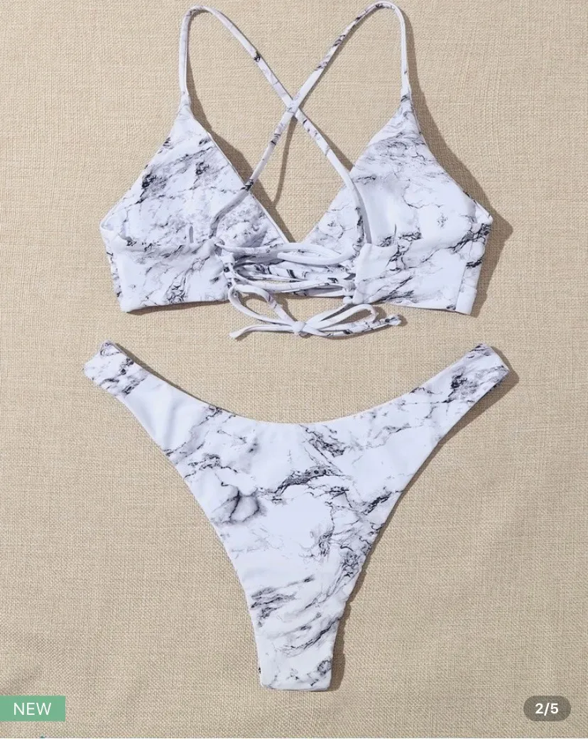 Marble Bikini Set Multiple Size M - Image 2