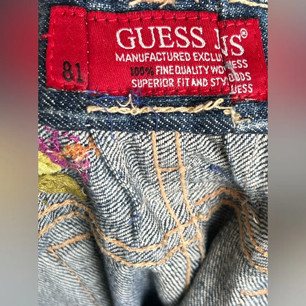 Guess Vintage Y2K Distressed patches Jeans - Image 6