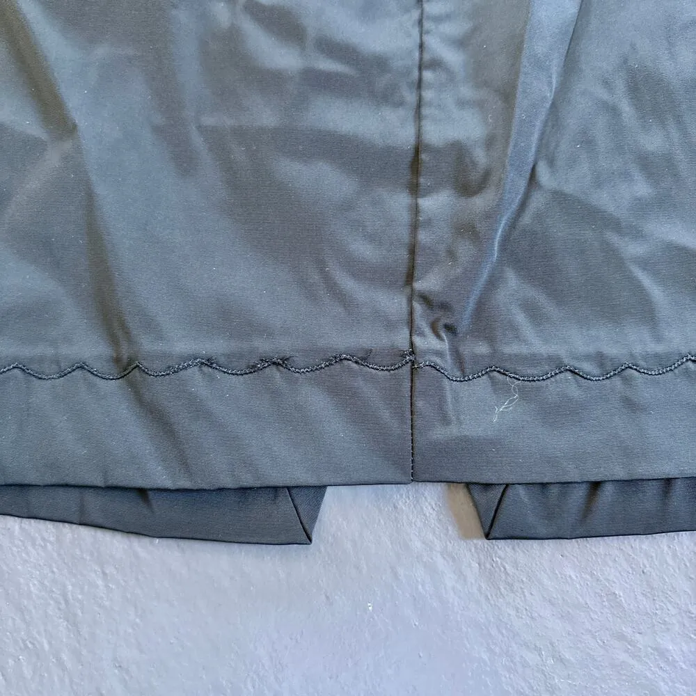 Vintage Val Mode Black Embroidered Half Slip Skirt Medium - Image 2