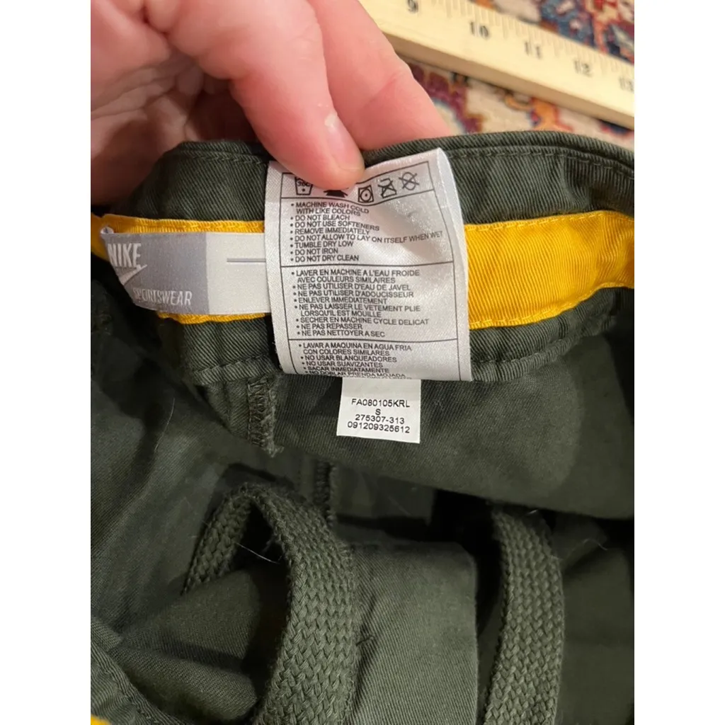 Y2k Nike Sportswear Olive Utility Cargo Pants Women’s Hiking Travel Outdoor - Image 9