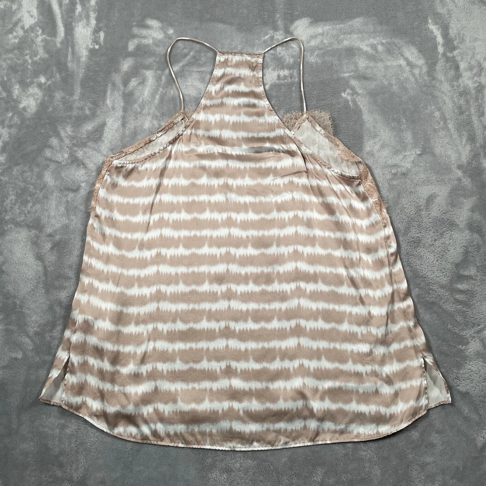 Cami NYC Silk Camisole Womens Small Lace Beige Luxury Boho Feminine Romantic - Image 7