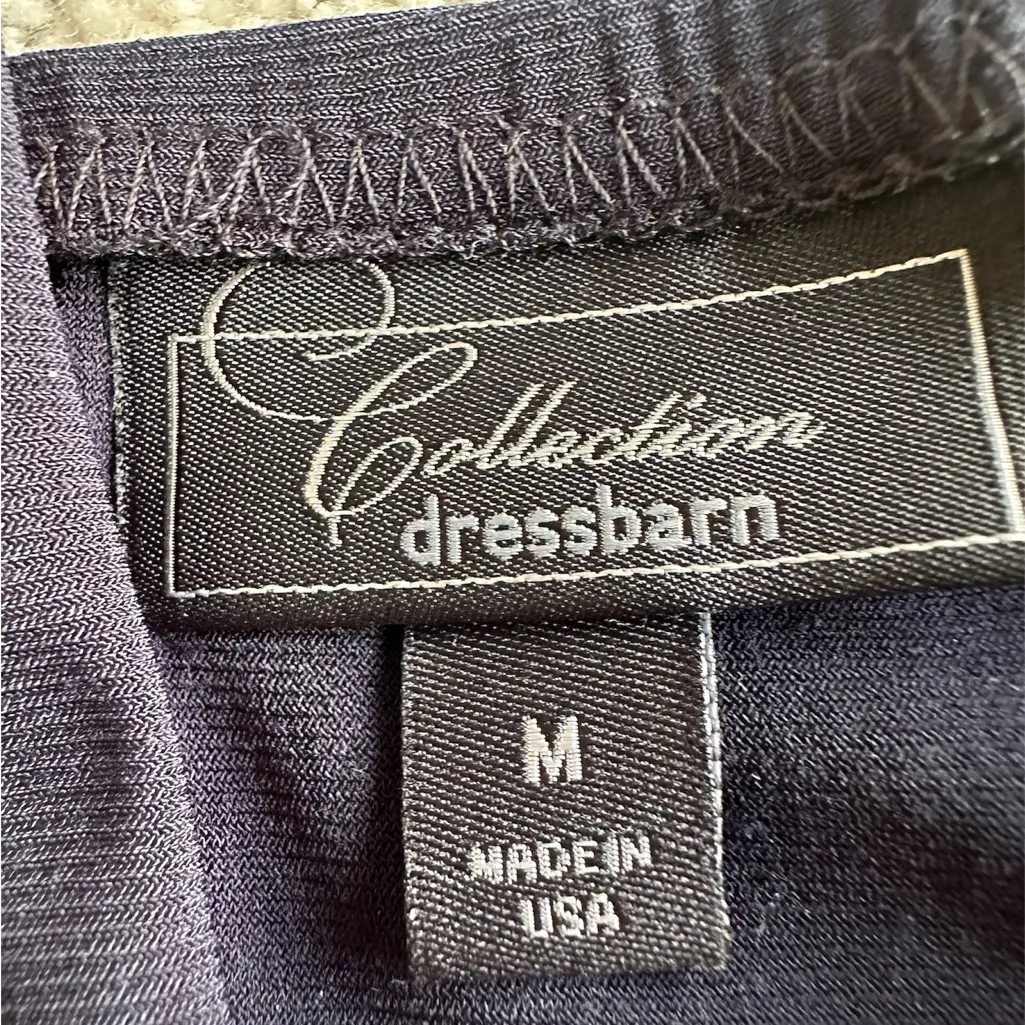 Women’s Medium navy blue Beaded Sequin Flower Tank Top Fairy 90s Romantic Y2K - Image 5