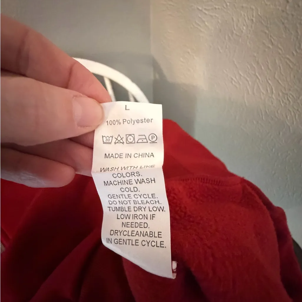 Women's Red Half - Image 5