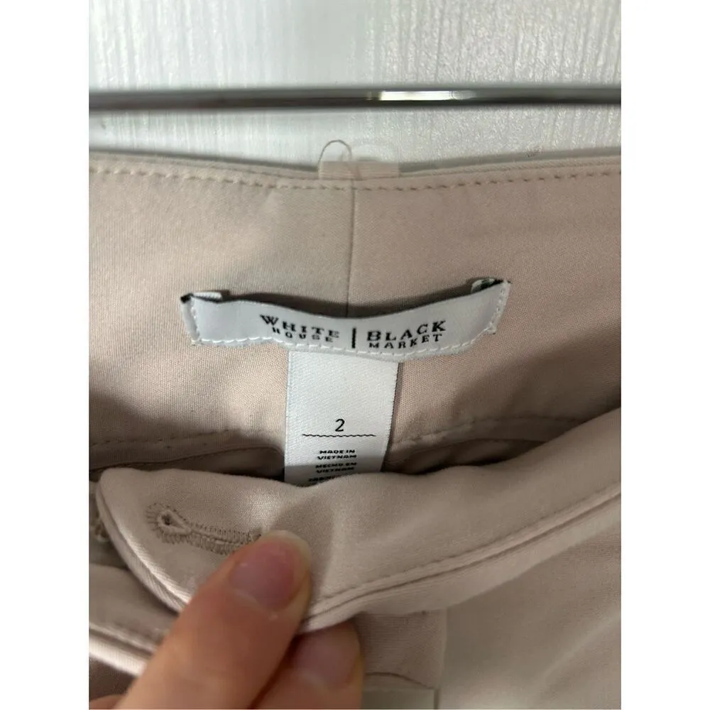 White House black market tan pants size 2 - Image 2