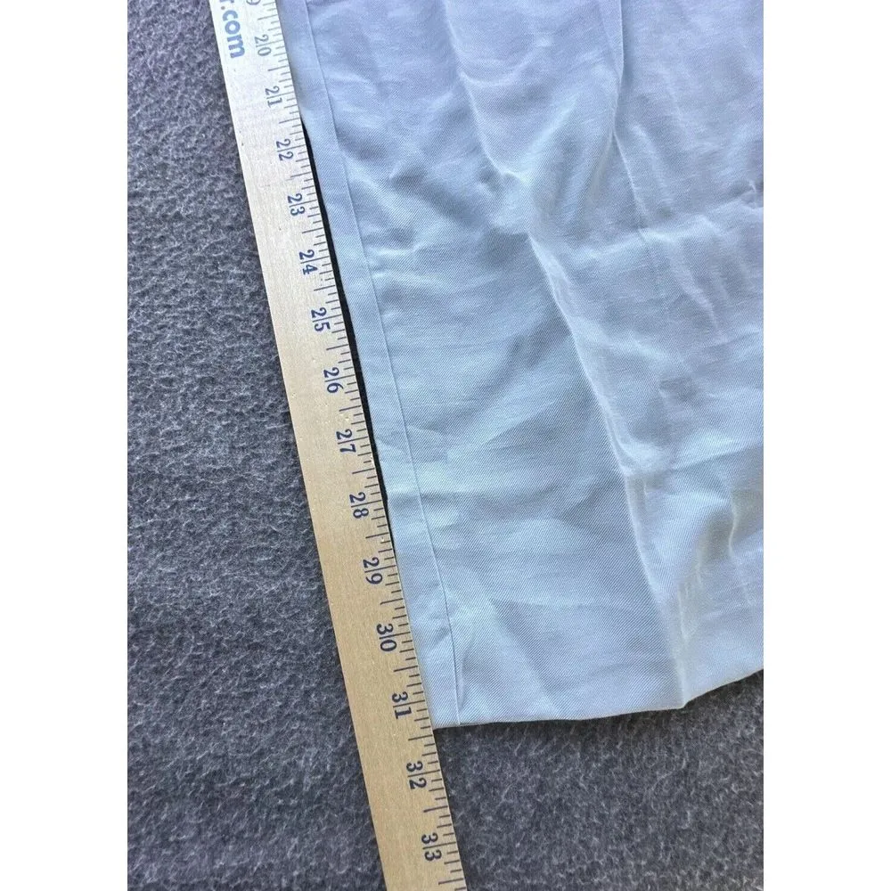 A New Day Pants Womens Sz 6 Regular Light Blue High Rise Relaxed Hip & Thigh - Image 4