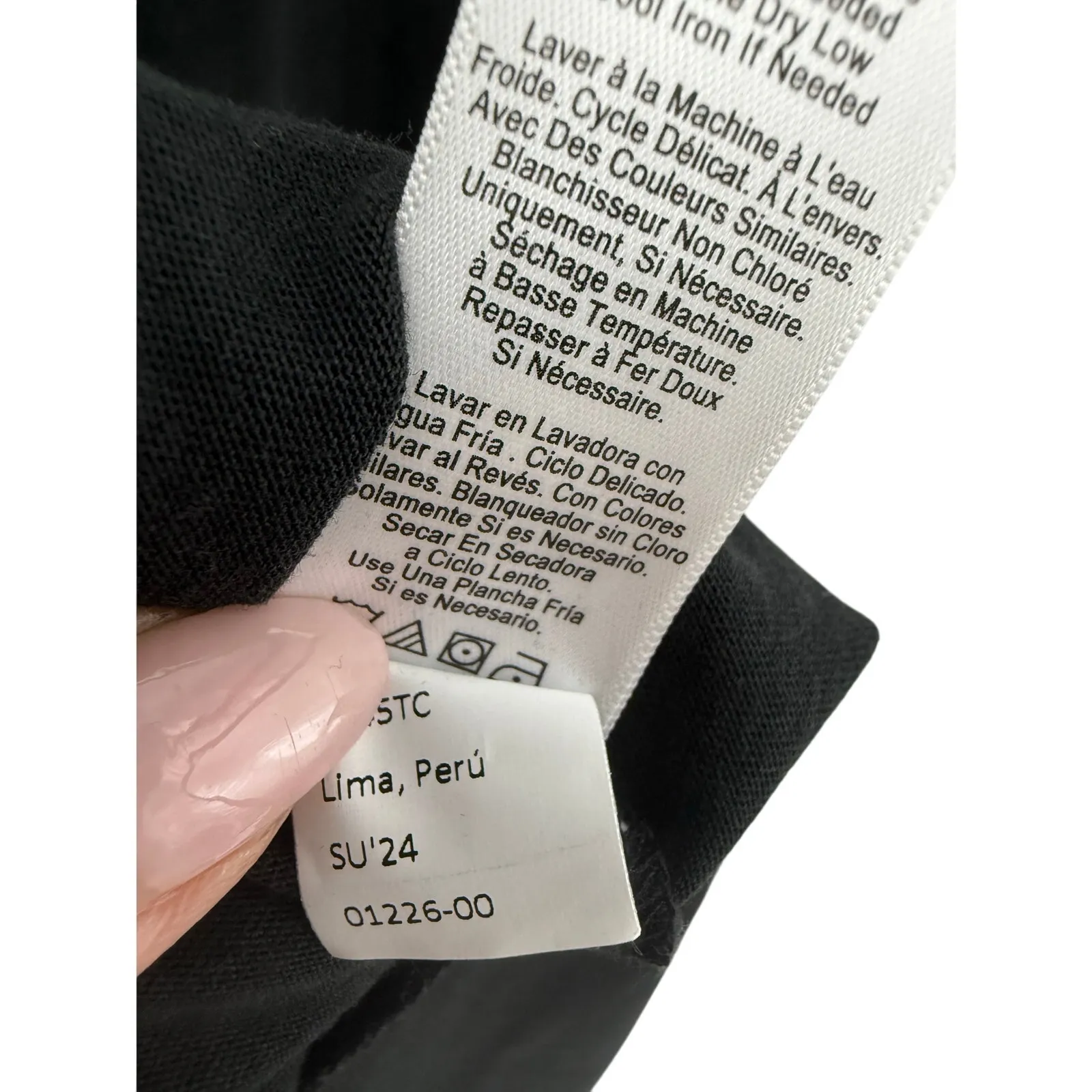 Nation LTD Black Organic Cotton Midi Dress M Evereve Sustainable Minimalist - Image 9