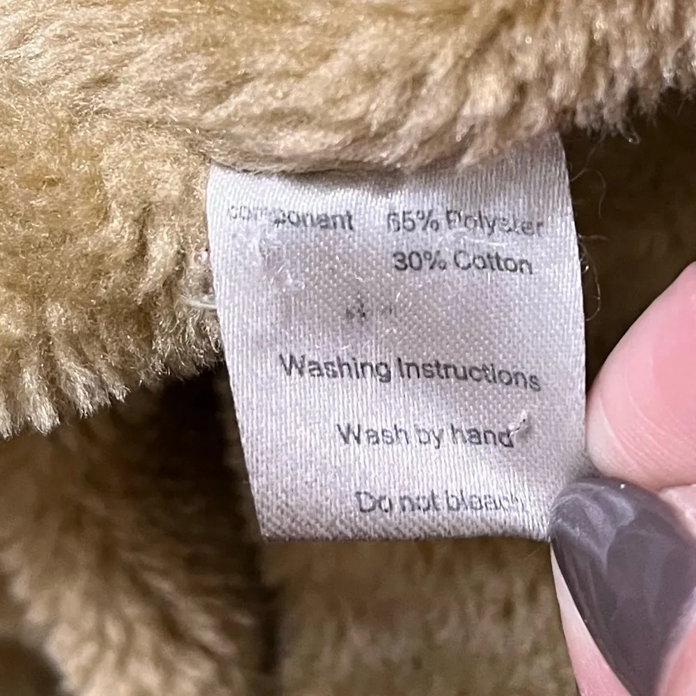 Penny Lane Coat Denim Jacket Parka w/Faux Fur Trim Y2K XL 1X 2X 3X 3XL Brown - Image 9