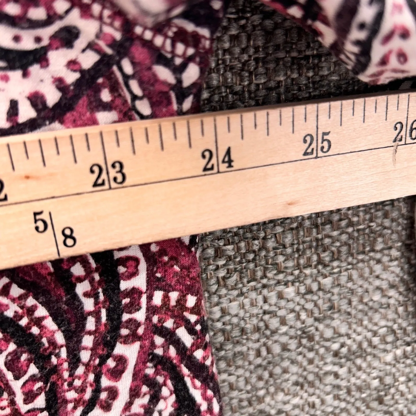 Sigrid Olsen  Paisley Tunic Blouse Maroon Red 2X‎ - Image 11