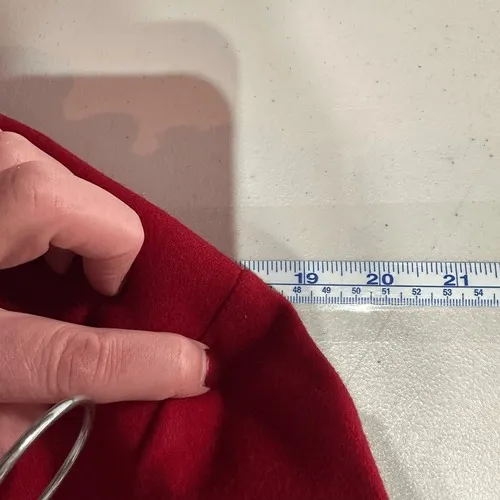 Vintage Pendleton Red Virgin Wool Double Breasted Blazer Skirt Set Size‎ XL - Image 10