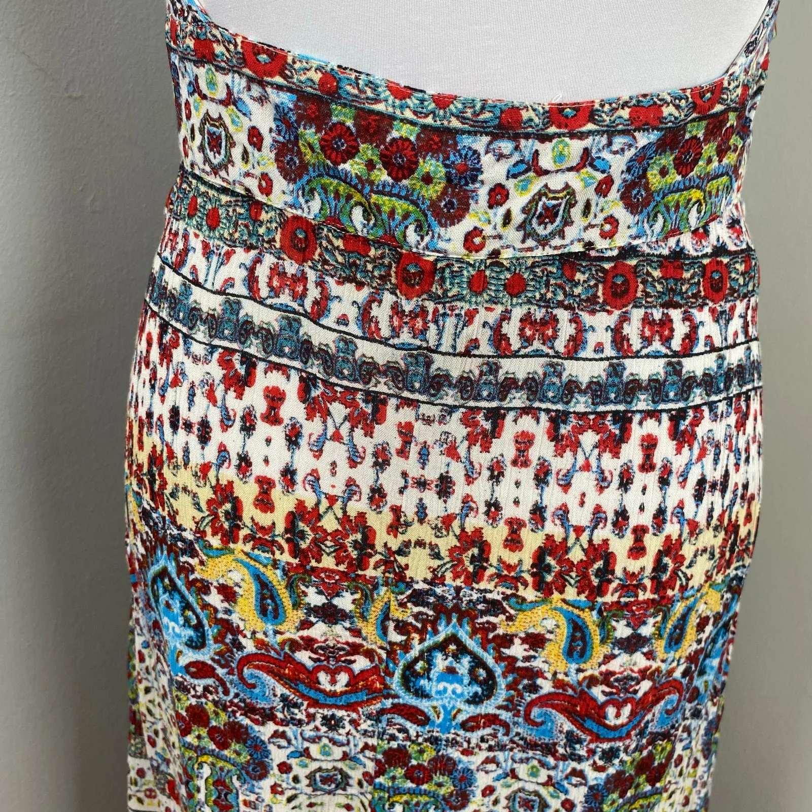 Anthropologie Raga Riviera Vibe Deep V Halter Maxi Dress Medium - Image 9