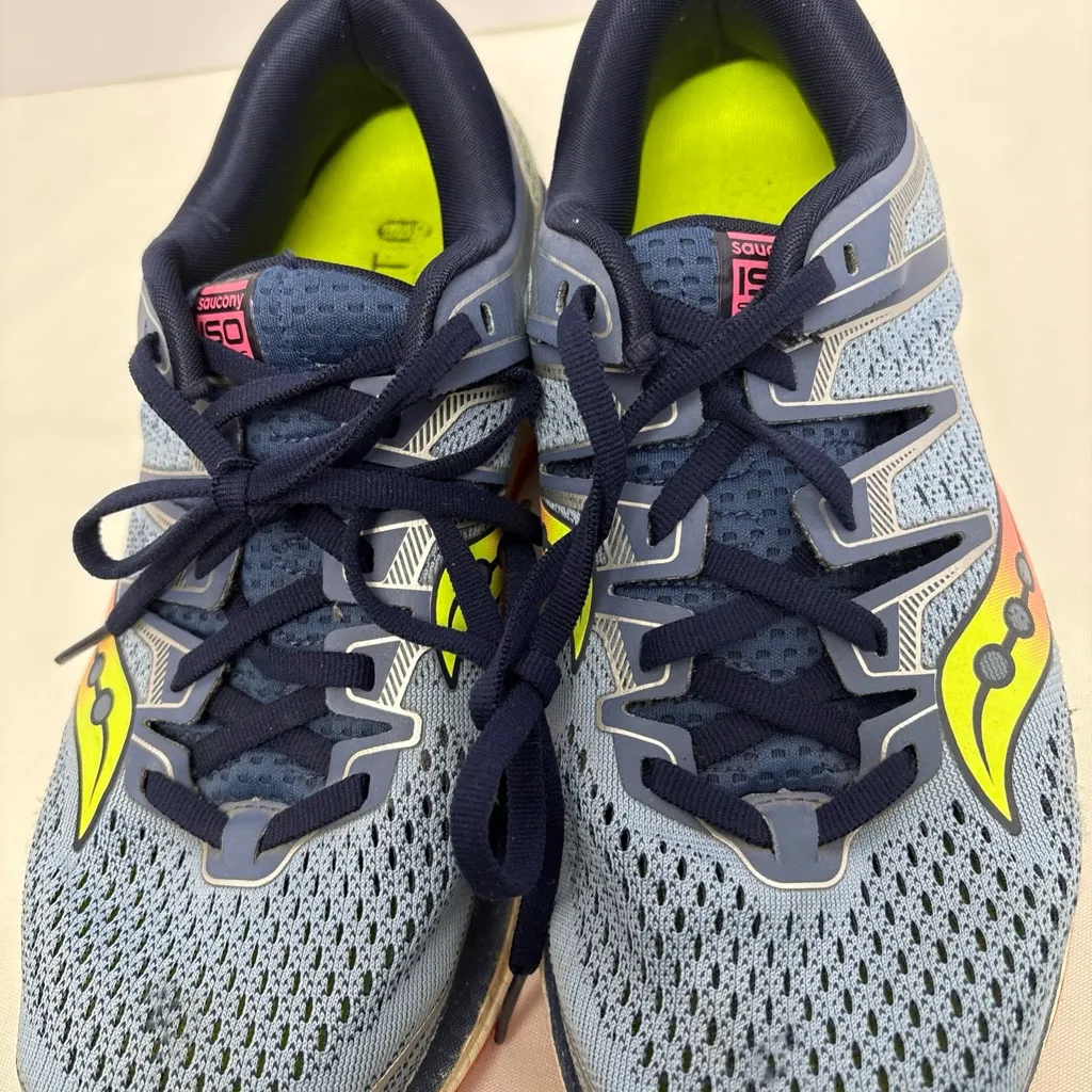 Saucony Blue‎ and Neon Running Shoes - Image 15