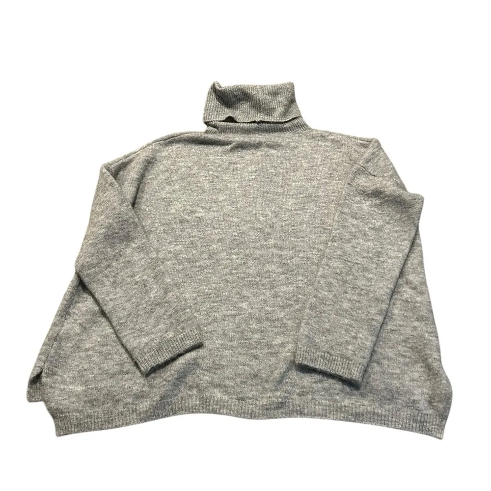 Splendid  gray wool blend turtleneck sweater - Image 4