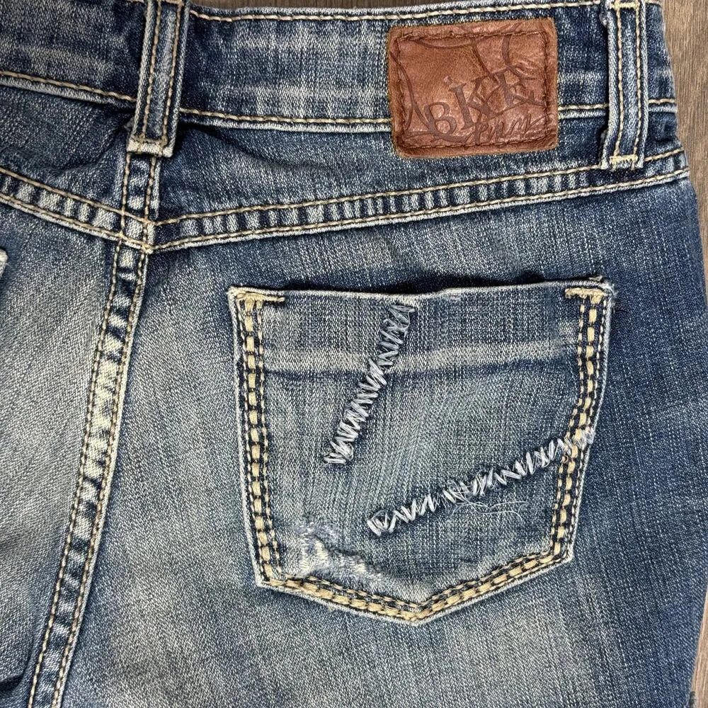 BKE Madison blue jean denim shorts 25 - Image 4