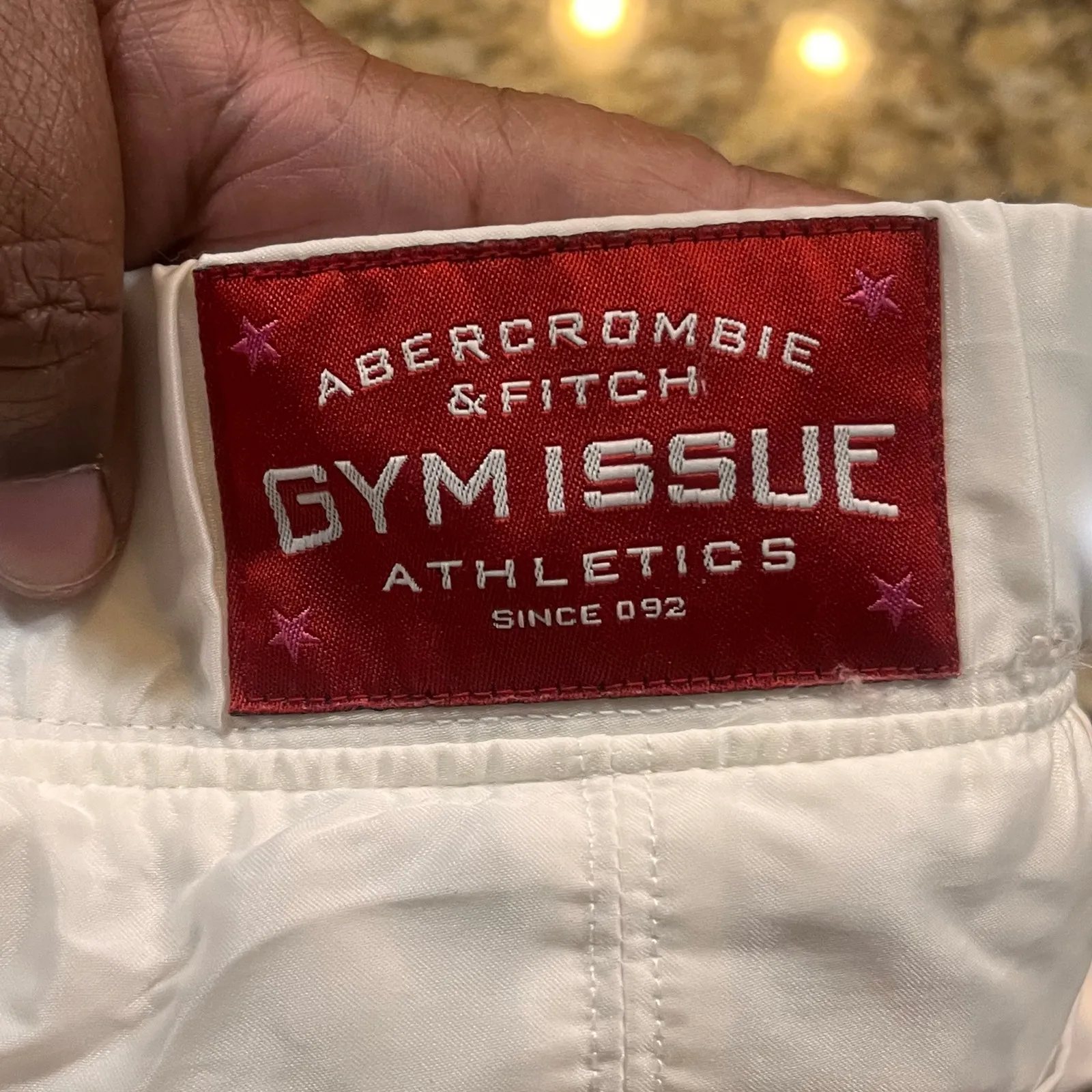 Vintage Abercrombie & Fitch Y2K Gym Issue Micro Mini Skirt  Small White Pink - Image 3