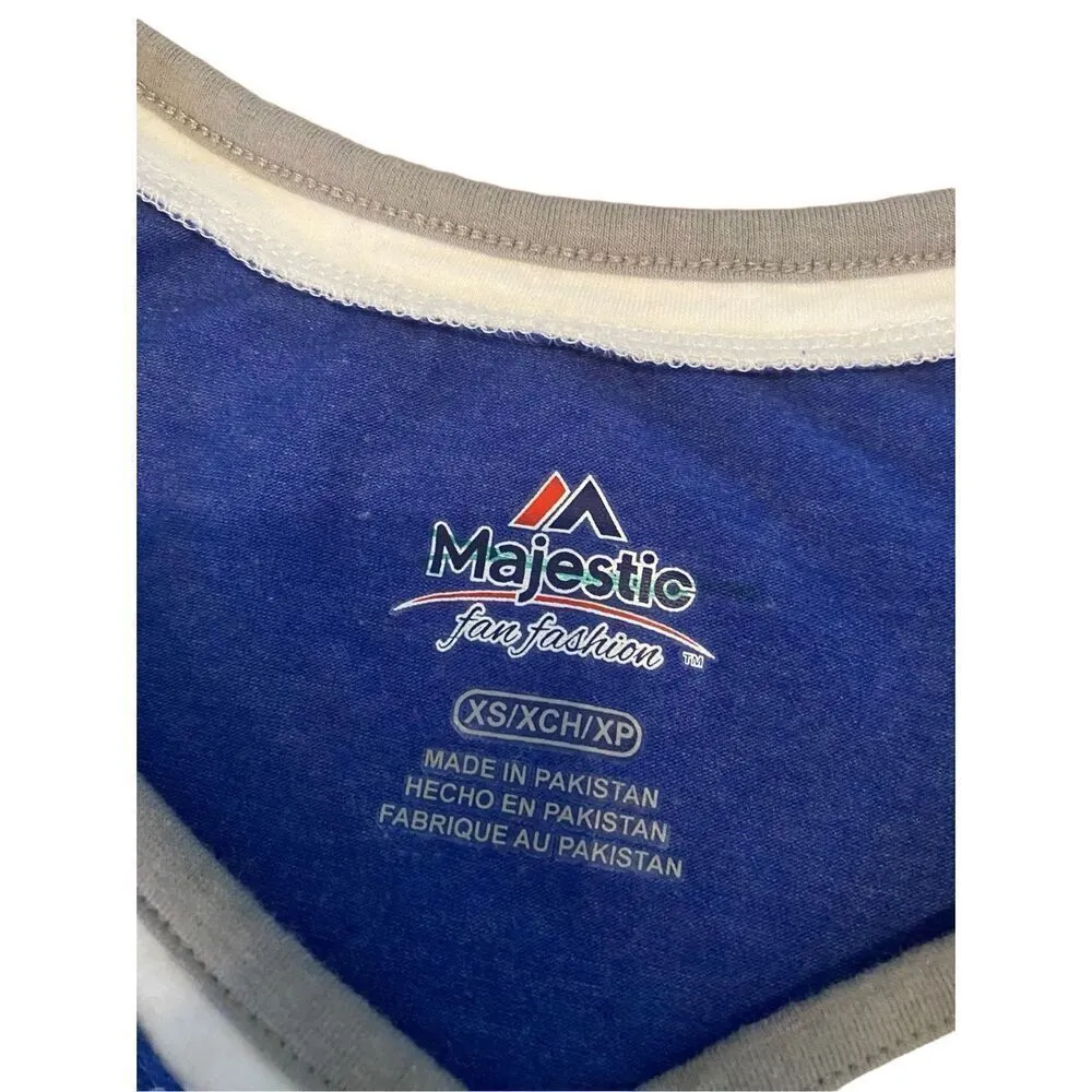 Majestic Chicago Cubs T Shirt Baseball Sports Athletic Sporty Athleisure - Image 6
