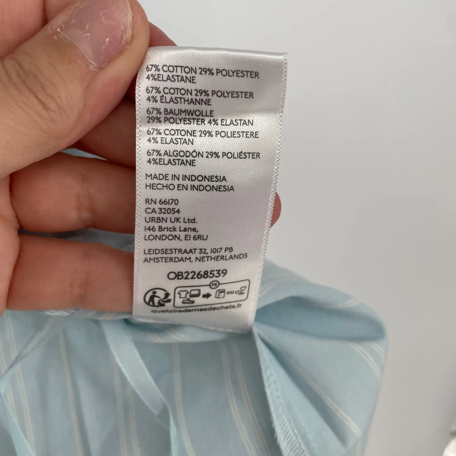 Urban Outfitters Striped Sleeveless Button Front Collar Shirt Top Women's Small - Image 5