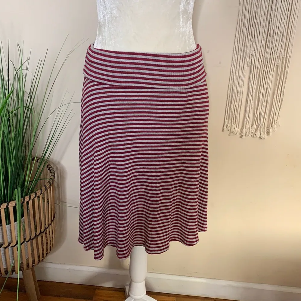 lularoe • ribbed striped fit and flare skirt - Image 23