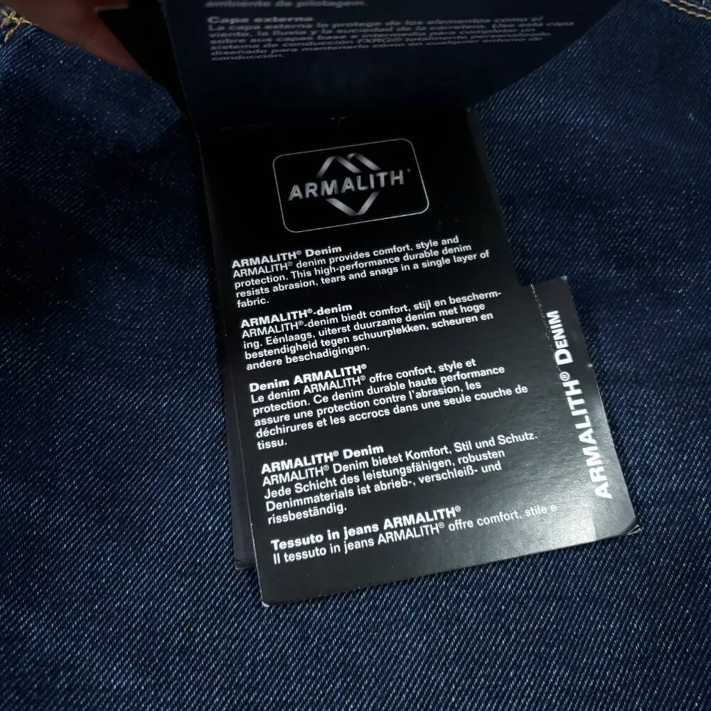 READ Harley Davidson FXRG Armalith Denim Mid Rise Jeans Blue 27 Slim Bootcut - Image 9