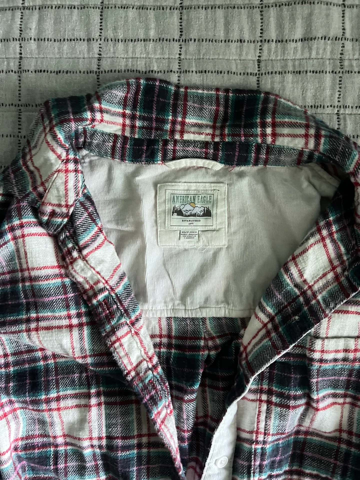 Plaid Shirt Jacket  - Image 3