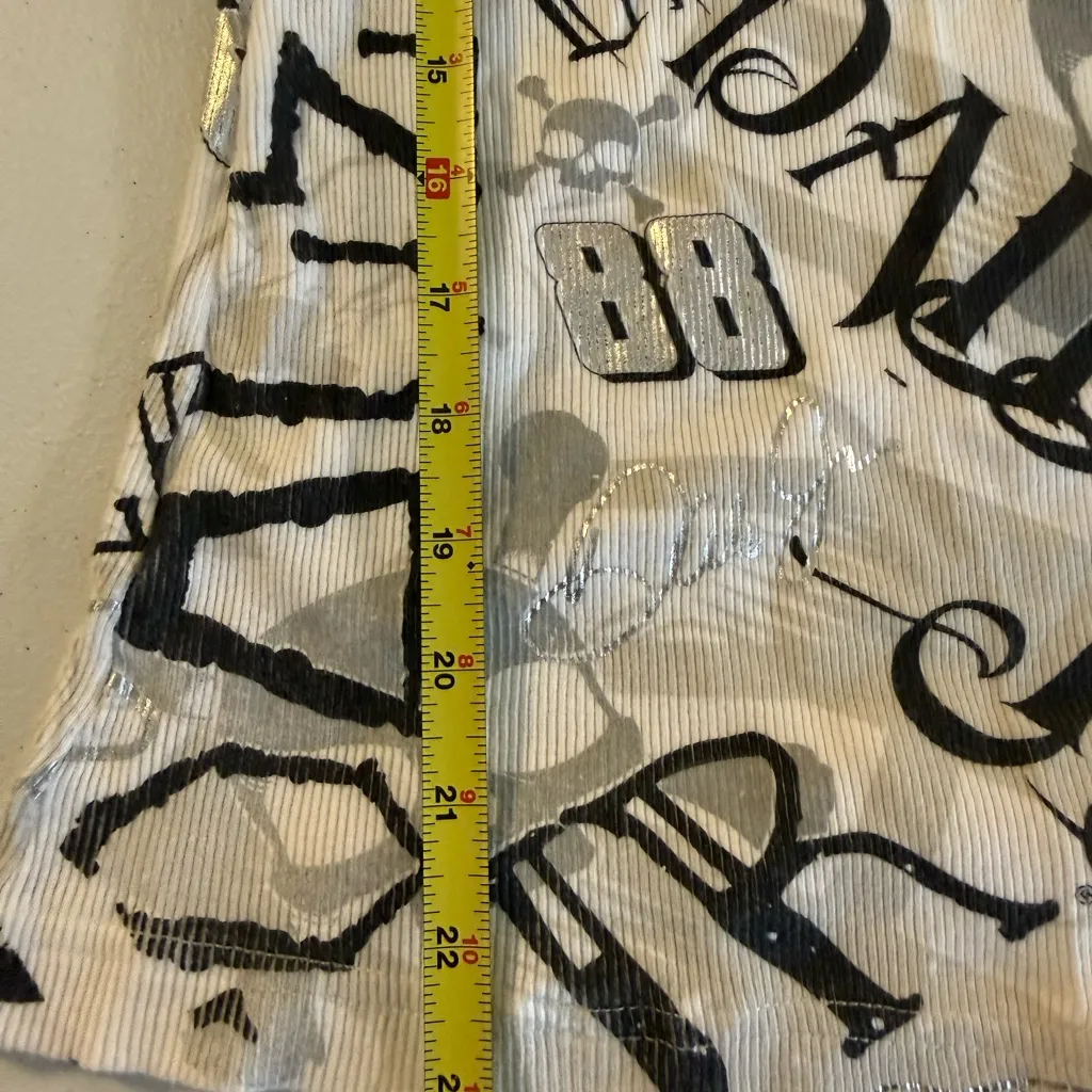 RARE Chase Authentics NASCAR Medium Dale Jr Tank Top Skulls Women’s 88 Shirt - Image 6