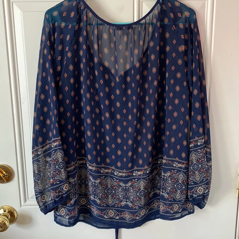 Blu-Pepper Peasant Top - Image 2